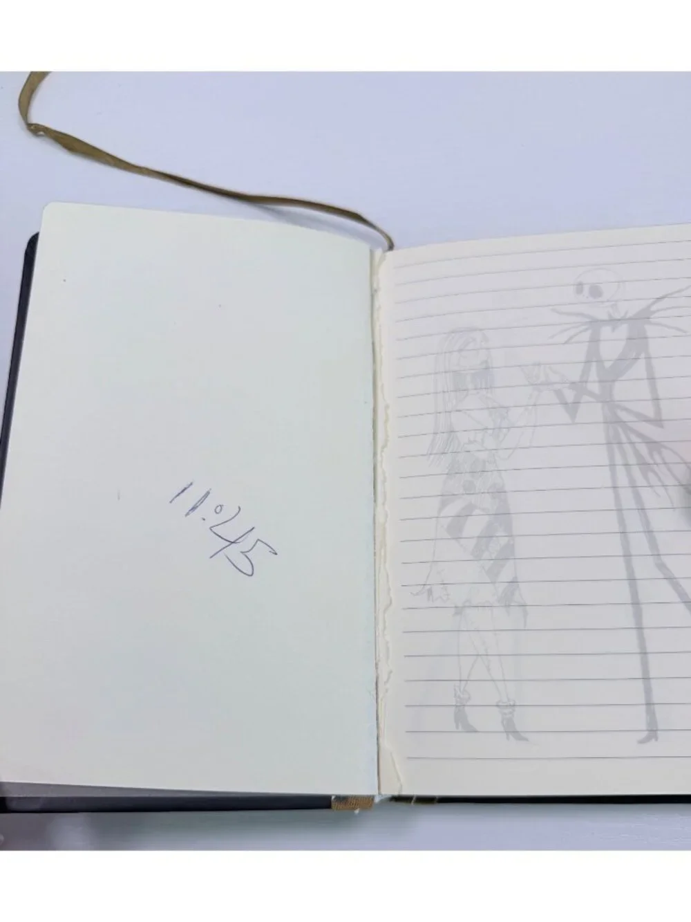 Nightmare Before Christmas Journal Notebook Jack is Back Diary 25th Anniversary
